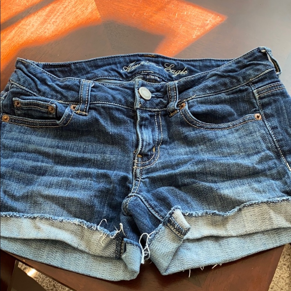 American Eagle Midi Denim shorts